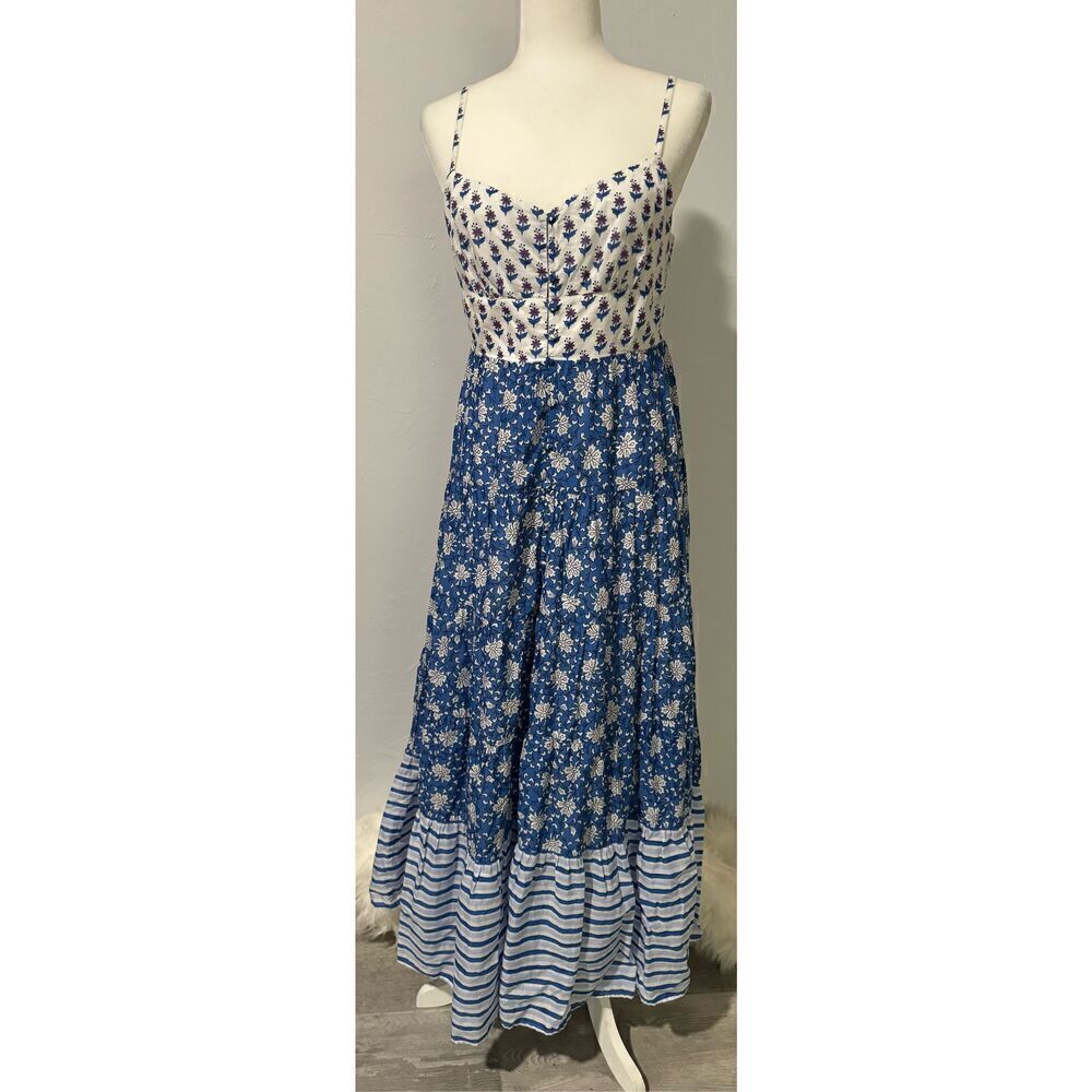 J.Crew Mix Block Print Maxi Adjustable Strap Dress - image 8